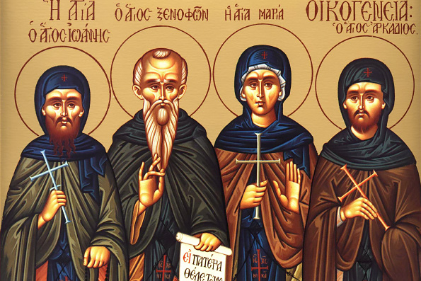 Сегодня православные молитвенно чтут память преподобного Ксенофонта, супруги его Марии и сыновей их Аркадия и Иоанна