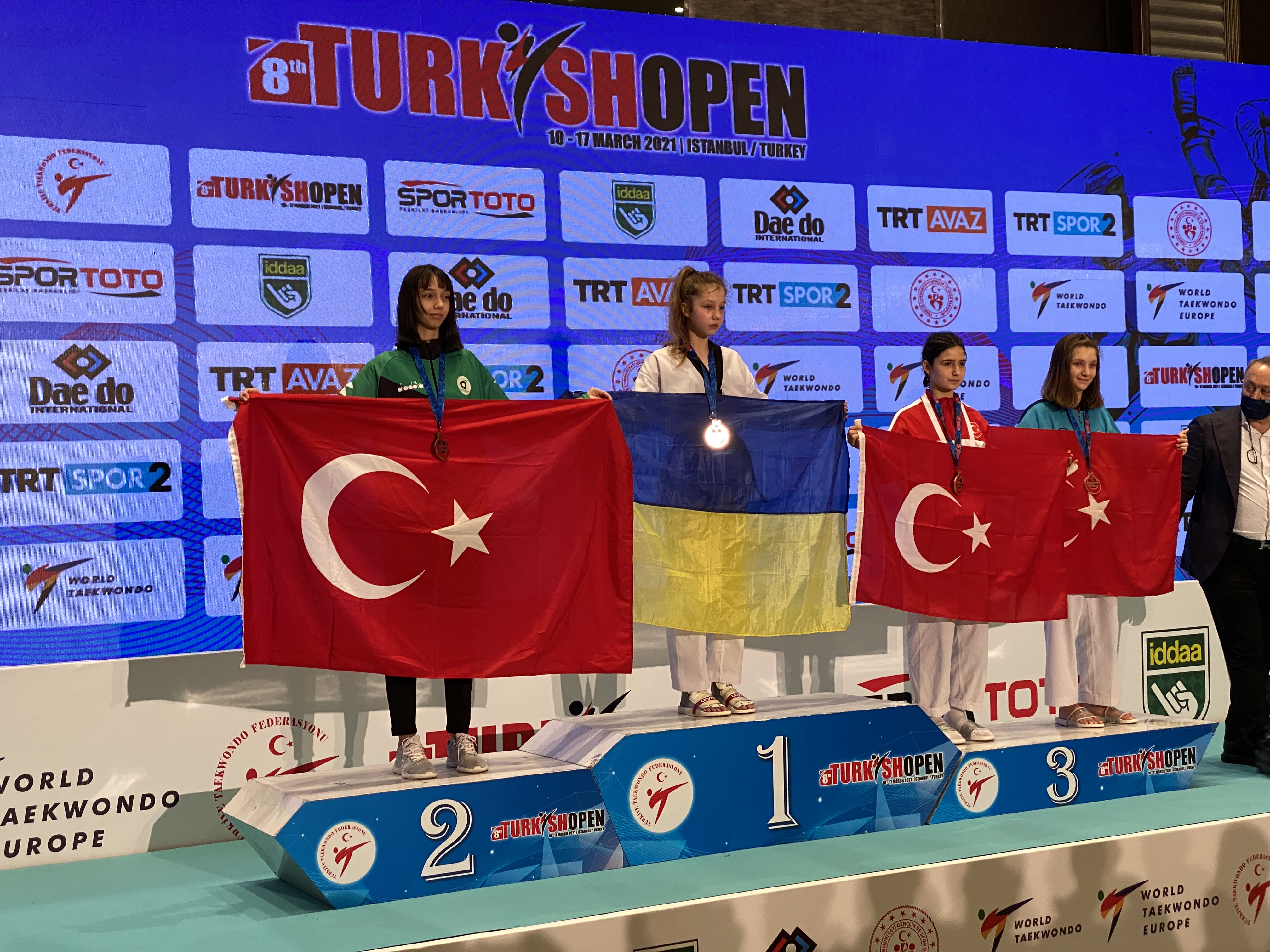 Спортсменка из Днепра Мария Леонова завоевала золото на международном турнире серии G-1 по тхэквондо ВТФ «Turkish Open» 