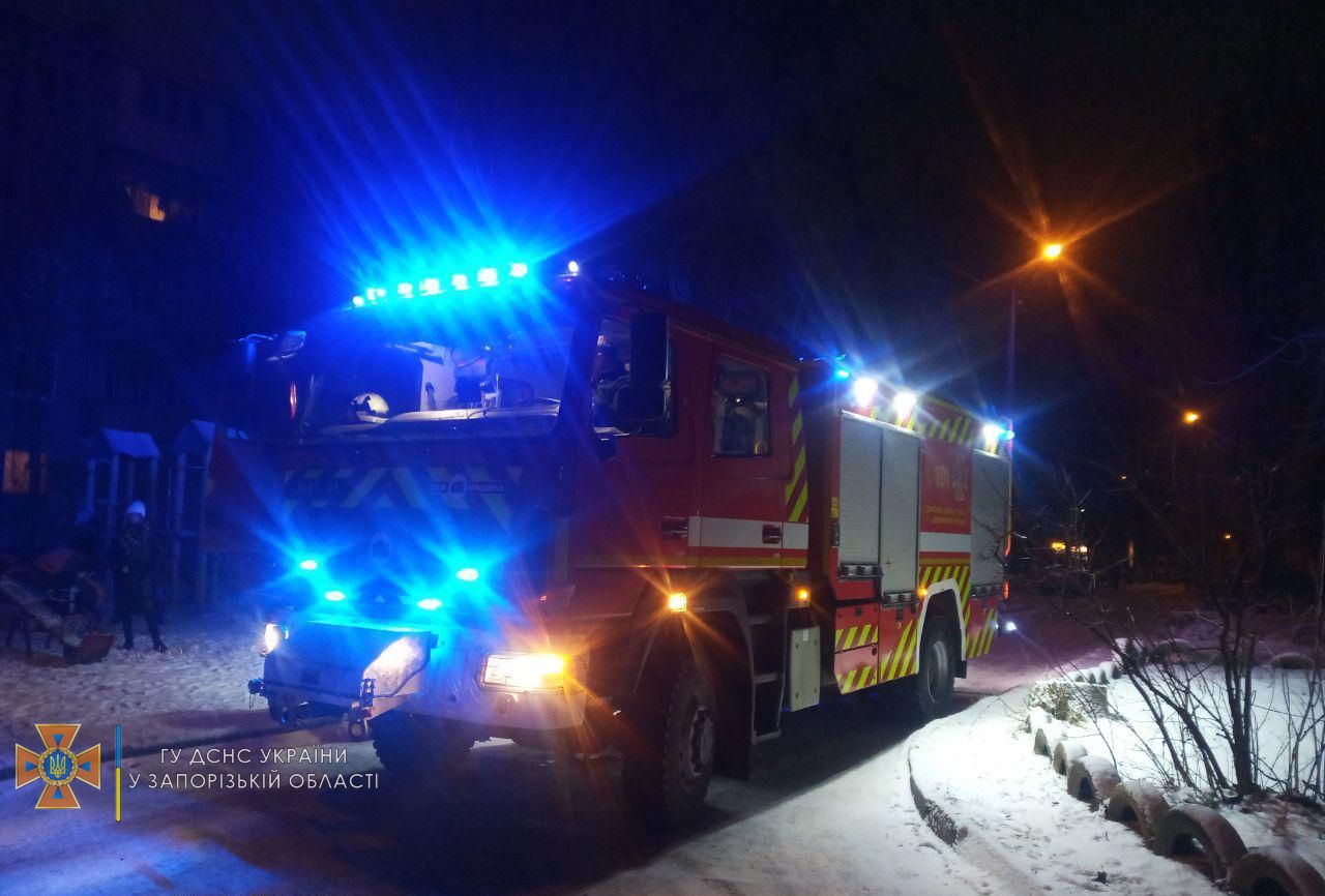 В Запорожье в результате пожара погибли два человека