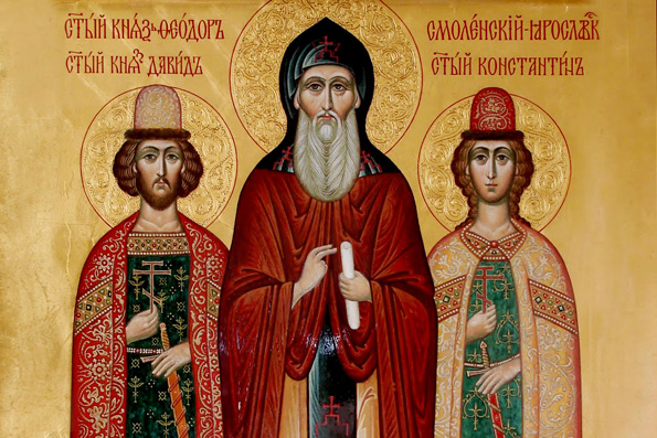 Сегодня православные молитвенно чтут память благоверных князей Феодора и чад его Давида и Константина, Ярославских чудотворцев 