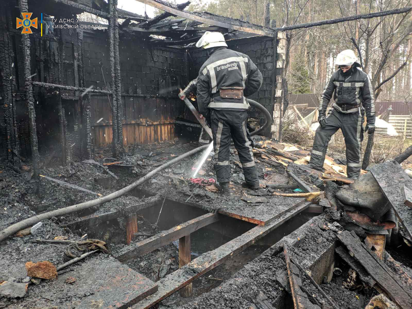 На Киевщине в результате пожара погиб мужчина 