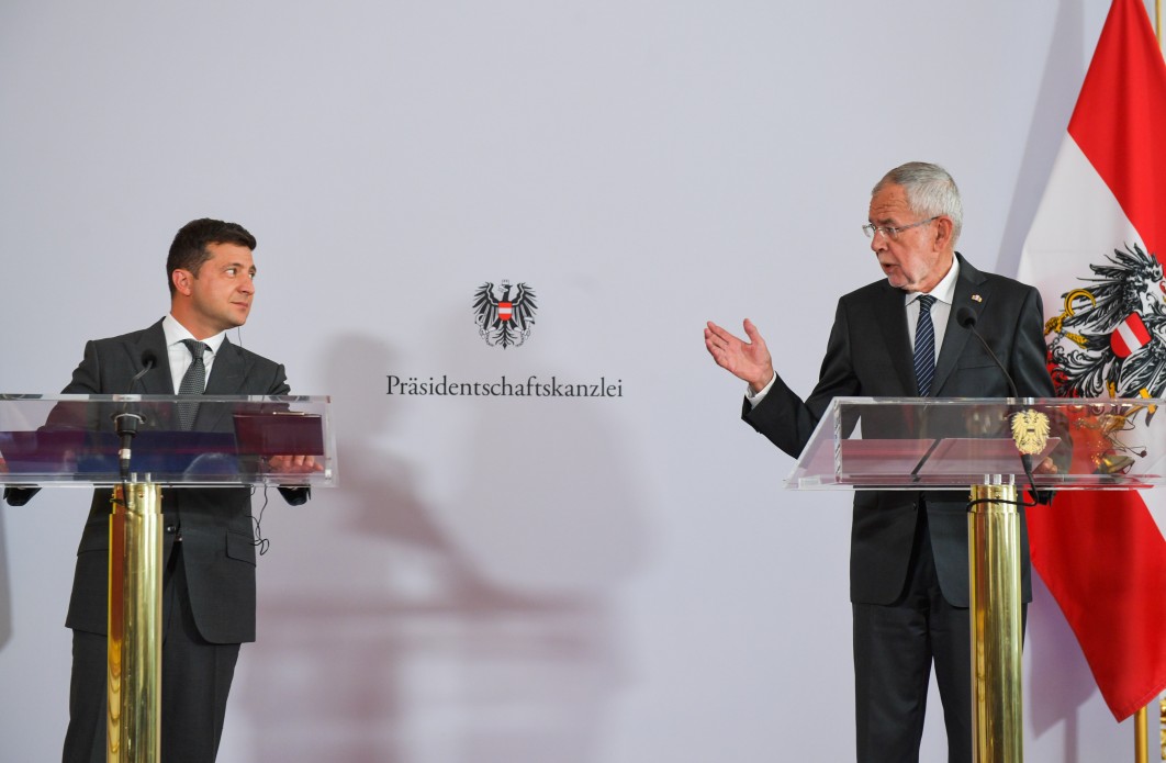 Зеленский поговорил с Президентом Австрии о европейской безопасности и Белоруссии