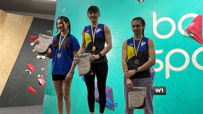Дніпровські спортсмени – переможці та призери Чемпіонату України зі скелелазіння