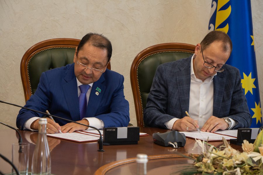 Днепропетровская и Карагандинская область подписали меморандум о долгосрочном сотрудничестве