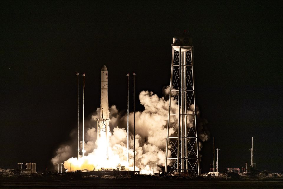 В США запустили ракету “Антарес”, частично сделанную на ЮЖМАШе и КБЮ в Днепре