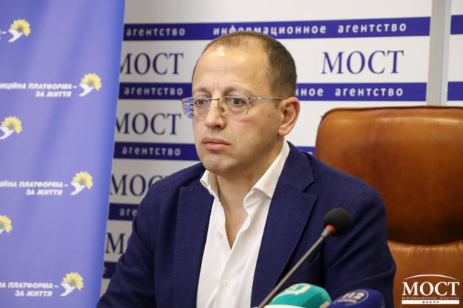 Геннадий Гуфман: «В Днепропетровском облсовете ОПЗЖ разработает специальные программы развития для Каменского, как крупного города-налогоплательщика»