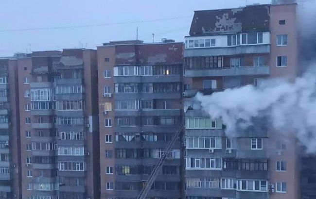 В Харькове горела многоэтажка: есть погибший, 13 человек спасены