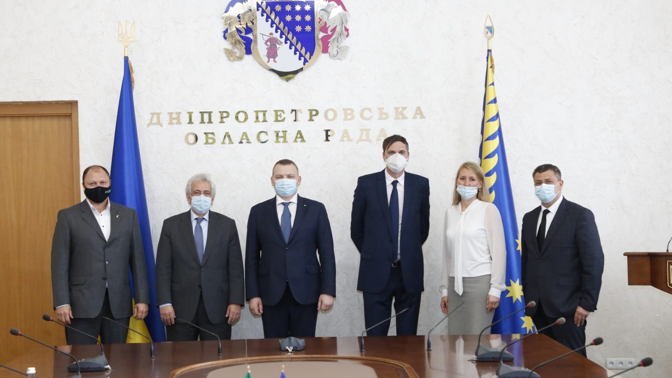 Новый посол Бразилии впервые посетил Днепропетровскую область