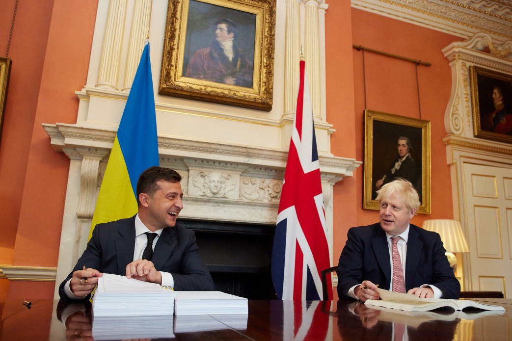 Зеленский позвал в гости британского Премьер-министра и предложил покупать украинскую сельхозпродукцию