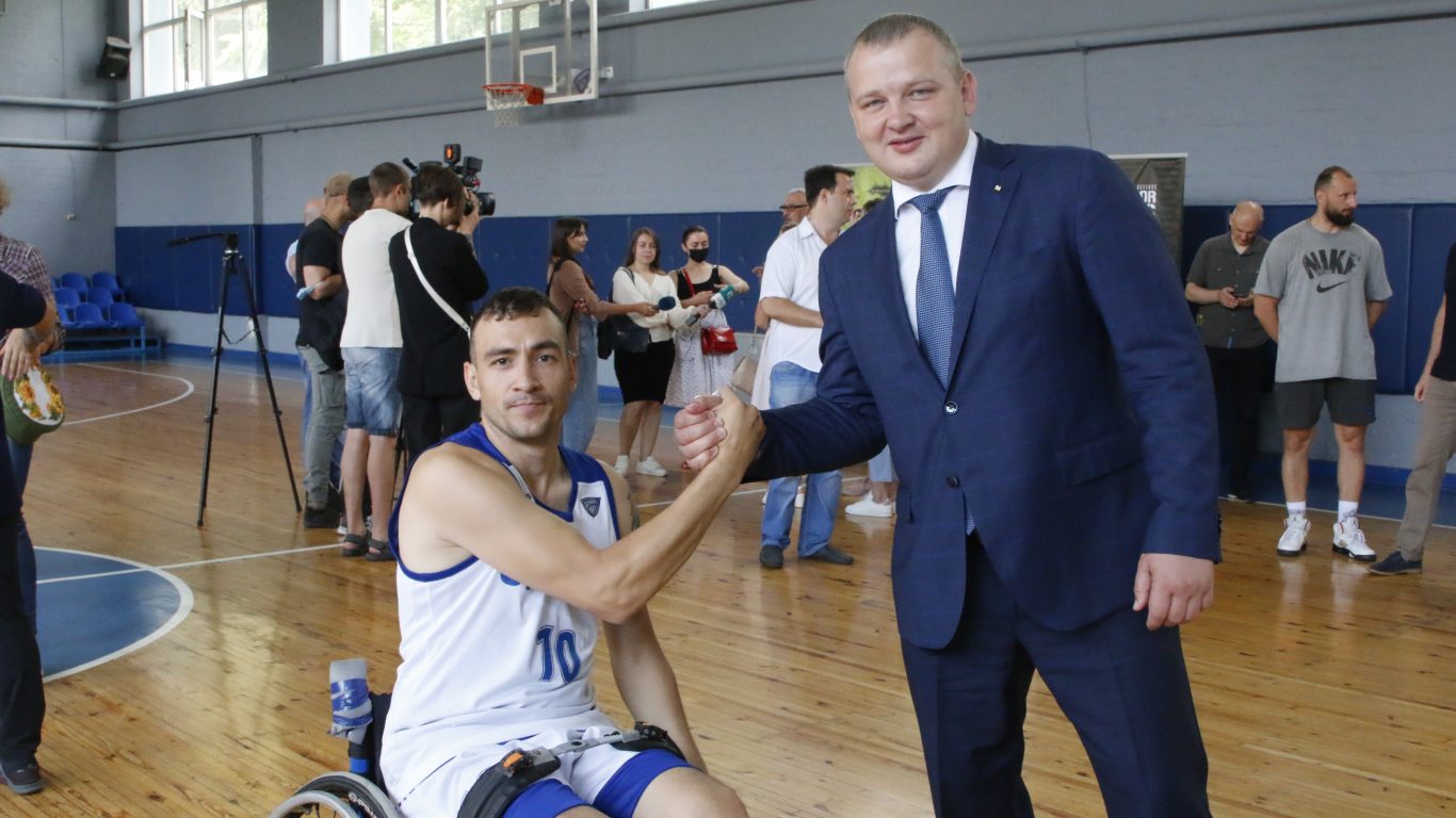 У Дніпрі відбулось відкрите тренування з баскетболу на візках команди збірної України (ВІДЕО)