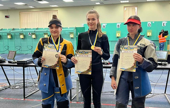 Спортсмени з Дніпра посіли призові місця на Чемпіонаті України зі стрільби з пневматичної зброї