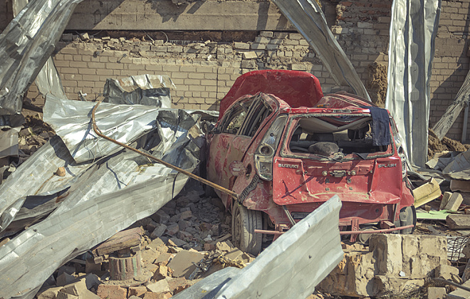 «Жодна будівля не вціліла» – працівники авто-транспортного підприємства Дніпра про наслідки ракетного удару 
