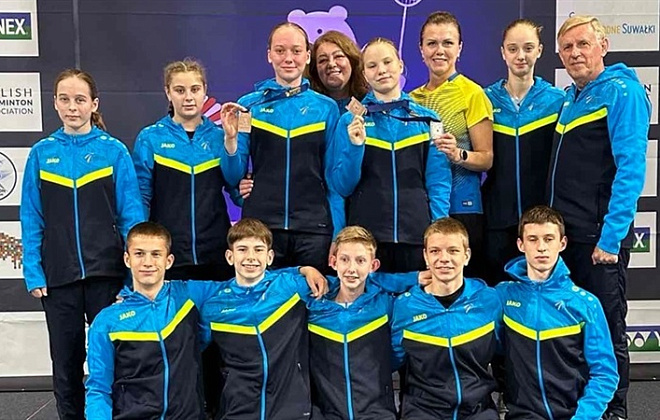 Спортсменки з Дніпра – призерки Чемпіонату Європи з бадмінтону