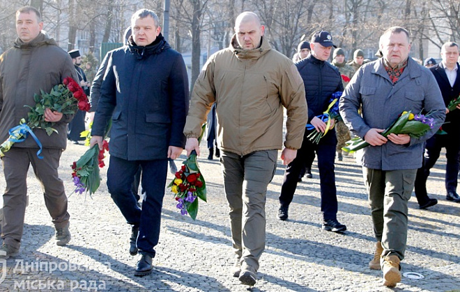 У Дніпрі відзначають День Героїв Небесної Сотні