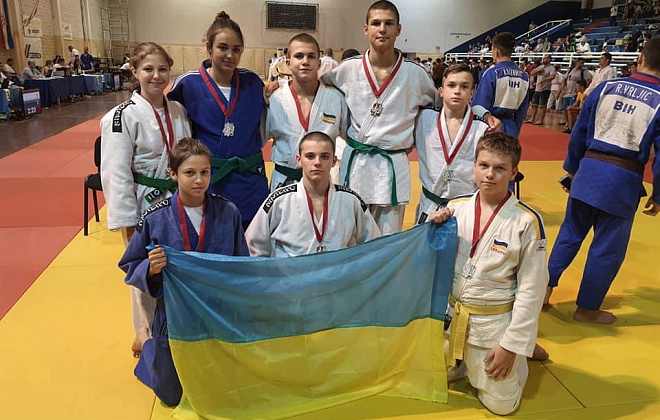 Десятеро дніпровських дзюдоїстів стали призерами міжнародного турніру з дзюдо