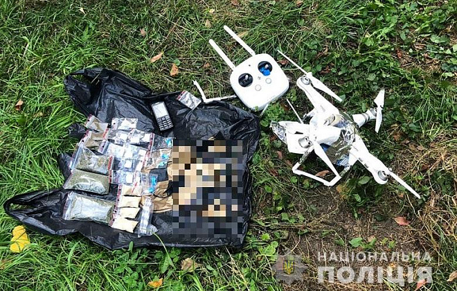 В Киеве пресекли попытку доставки наркотиков в СИЗО при помощи дрона