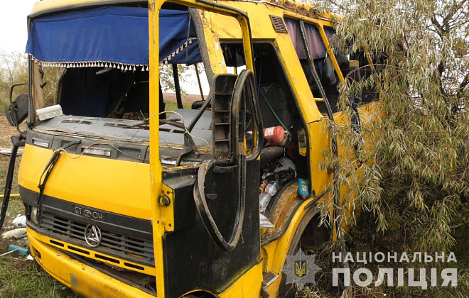 Водителю автобуса, разбившегося в Херсонской области, сообщили о подозрении