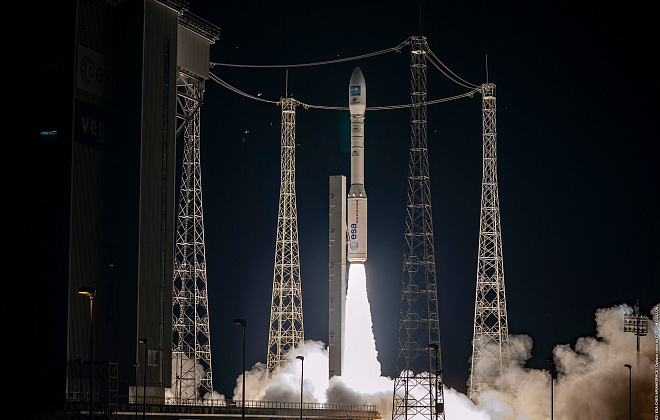 Во Франции успешно запустили ракету-носитель Vega, разработаную сотрудниками ГП «КБ Южное» и ГП  «ПО Южного машиностроительного завода»
