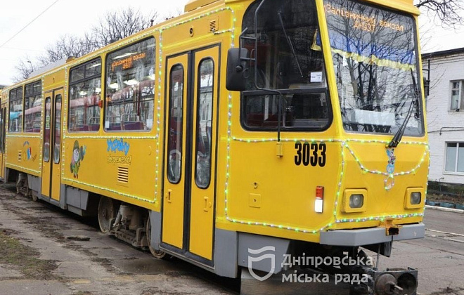 Як працюватиме транспорт Дніпра на новорічні свята