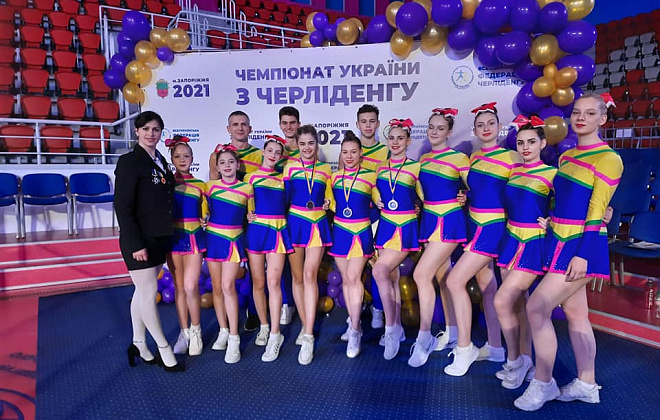 26 медалей на чемпионате Украины по черлидингу завоевали днепровские спортсмены