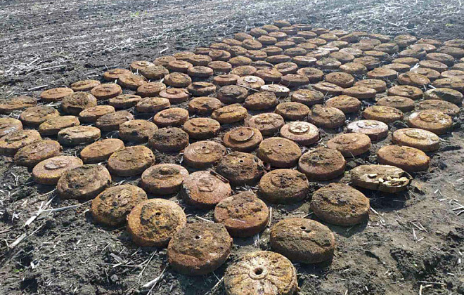 В Днепропетровской области обнаружили минное поле (ФОТО)