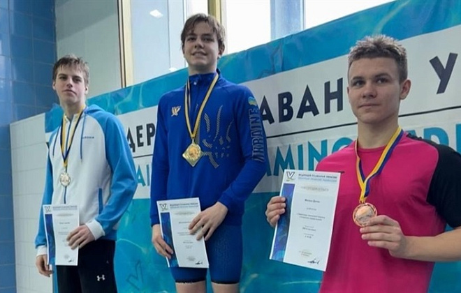 Дніпровські спортсмени – переможці та призери Зимового чемпіонату України з плавання