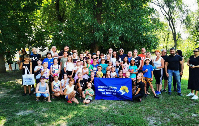 Фитнес-лето с чемпионами: уникальный проект ОПЗЖ в Новомосковске