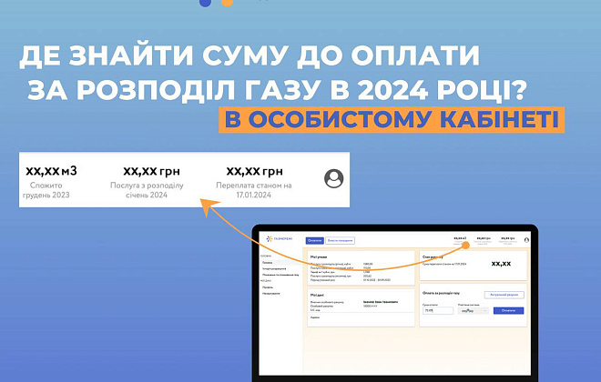 Дніпропетровська філія «Газмережі»: встигніть сплатити за послуги розподілу газу до 20 січня