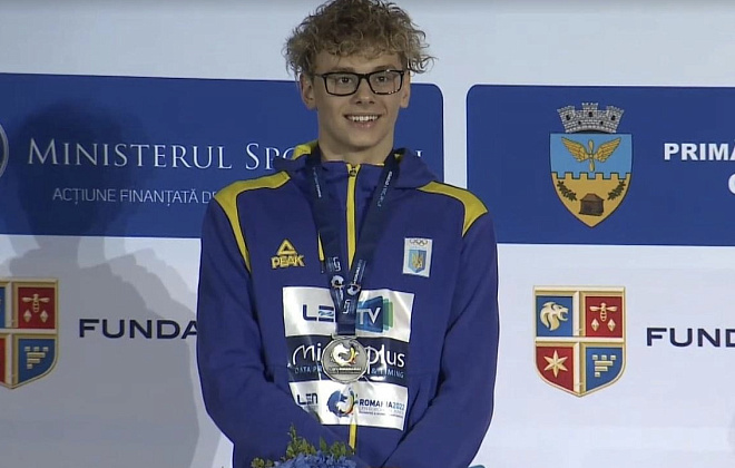 Дніпровський спортсмен виборов 3 нагороди на чемпіонаті Європи з плавання серед юніорів