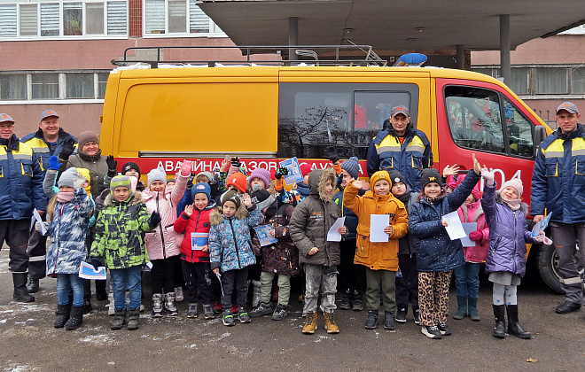 У Дніпровській філії «ГАЗМЕРЕЖІ» навчають школярів газовій безпеці