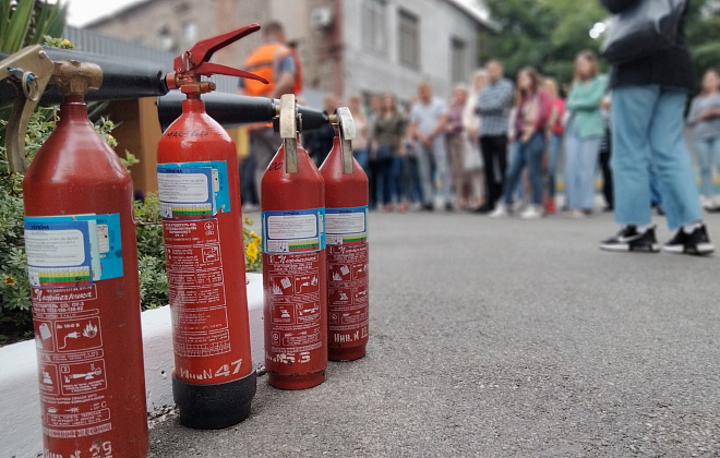 У Дніпропетровськгазі пройшли навчання працівників з пожежної безпеки