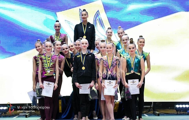 Дніпровські гімнастки — переможниці та призерки Чемпіонату України