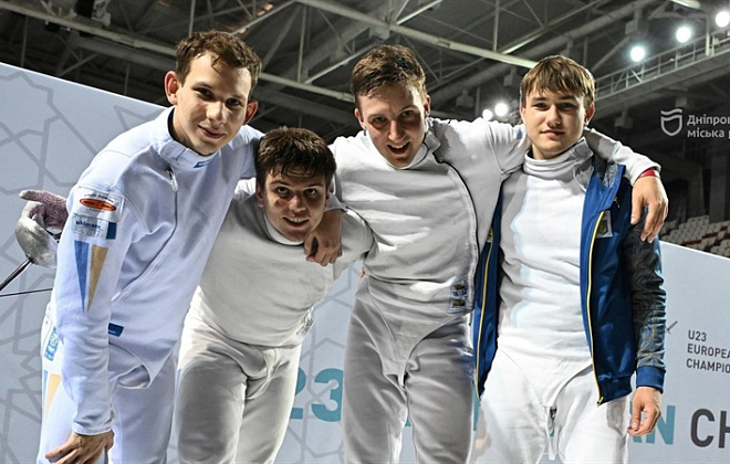 Дніпрянин Михайло Краснюк виборов бронзу на Чемпіонаті Європи з фехтування серед спортсменів до 23-х років