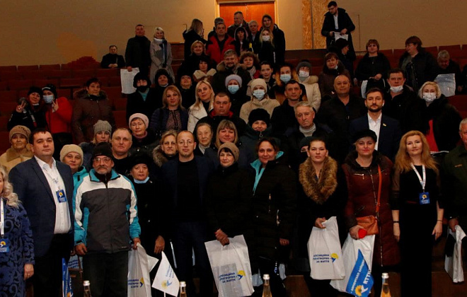 Геннадий Гуфман встретился с партийцами криворожской команды «Оппозиционная платформа – За жизнь»