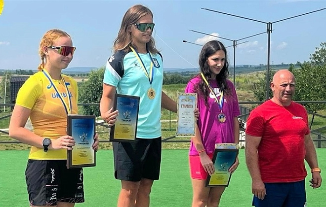 Дніпрянка посіла 3 місце на чемпіонаті України з тріатлону серед дорослих та молоді