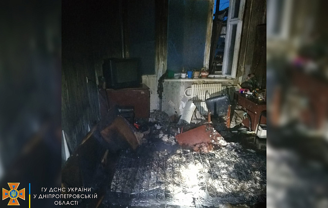 На Днепропетровщине в результате пожара погибла женщина