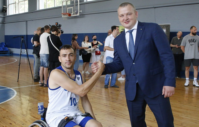 У Дніпрі відбулось відкрите тренування з баскетболу на візках команди збірної України (ВІДЕО)