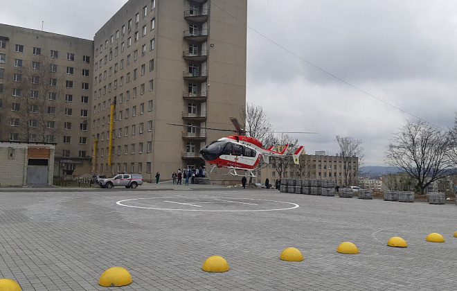 Женщину с сердечным приступом госпитализировали во львовскую больницу на вертолете (ВИДЕО)	