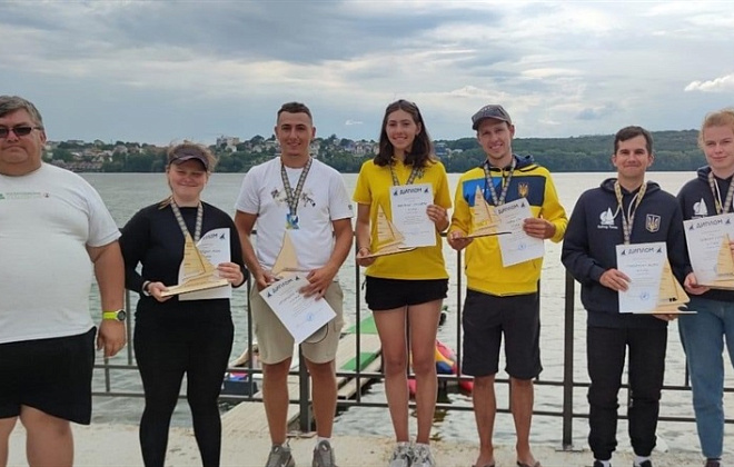 5 медалей вибороли дніпровські спортсмени на всеукраїнських змаганнях з вітрильного спорту