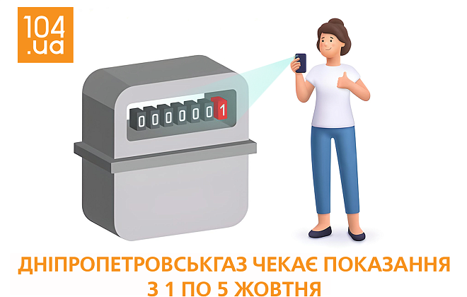 Дніпропетровськгаз: вчасно передані показання лічильника газу - точні розрахунки