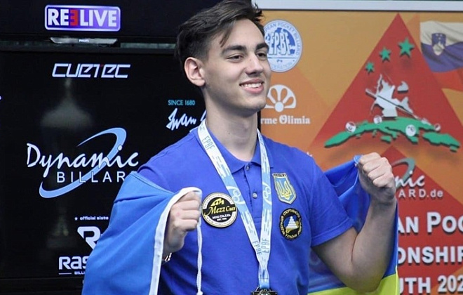 Дніпровський спортсмен виборов бронзу на чемпіонаті Європи з більярдного спорту
