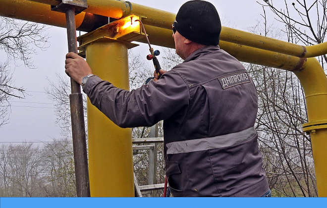 “Дніпрогаз” продовжує реконструювати критично важливі ділянки газових мереж міста