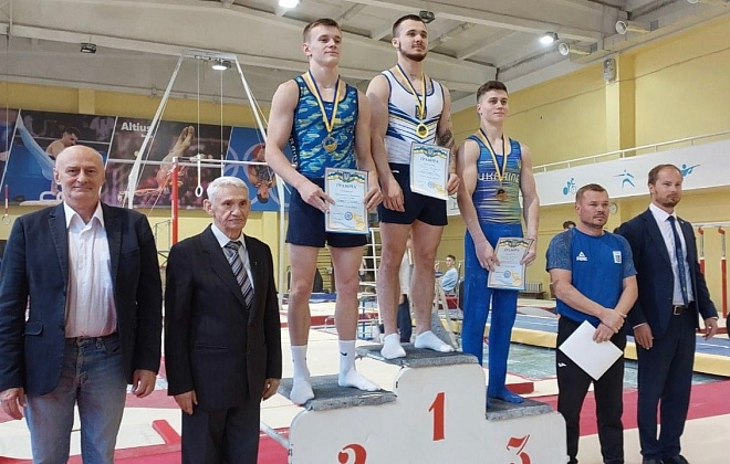 Дніпровські спортсмени – призери Чемпіонату України зі спортивної гімнастики