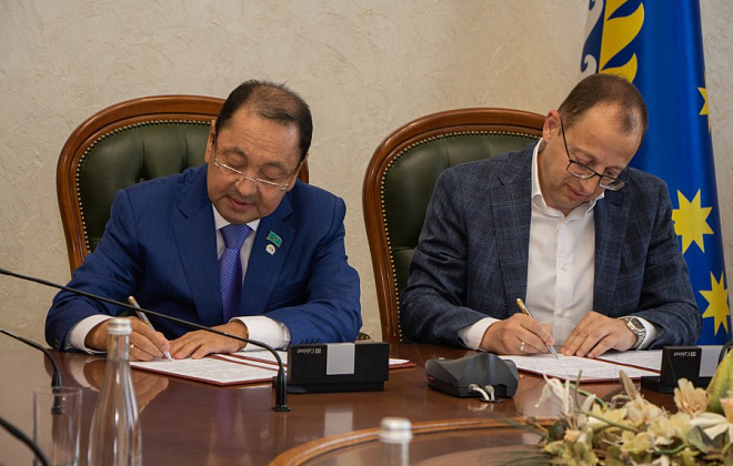 Днепропетровская и Карагандинская область подписали меморандум о долгосрочном сотрудничестве