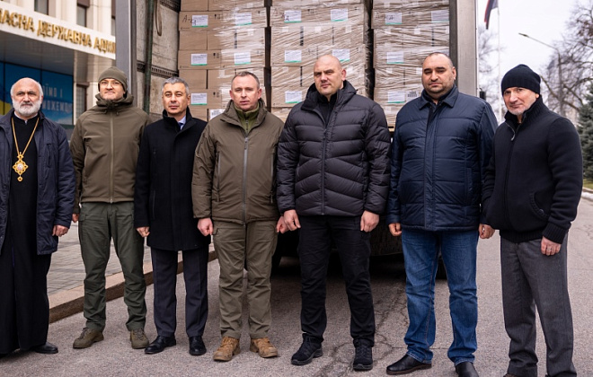 Дніпропетровщина отримала від Спілки вірмен України та Уряду Вірменії 10 тонн медичної допомоги