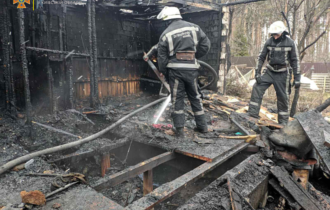 На Киевщине в результате пожара погиб мужчина 