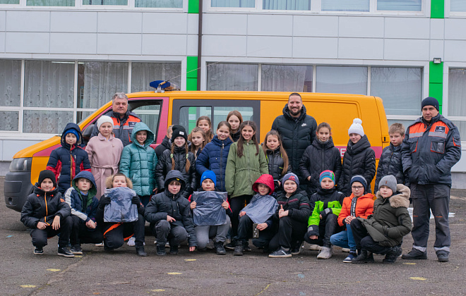 Спеціалісти Дніпропетровської філії «Газмережі» провели урок безпеки для школярів смт Царичанка (ФОТО)