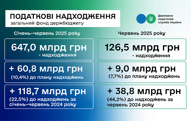 Леся Карнаух: ДПС перевиконала план надходжень за перше півріччя на понад 60,8 млрд гривень