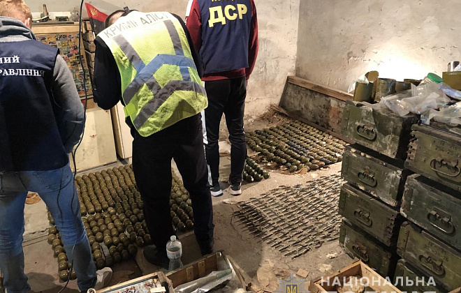 В Харьковской области полиция нашла схрон боеприпасов