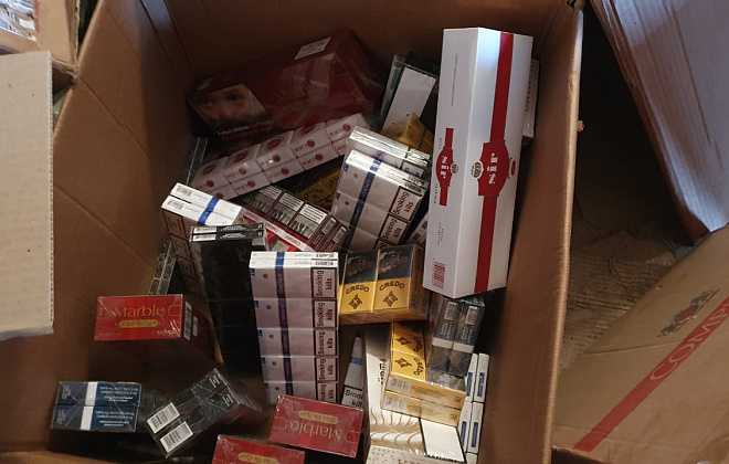 В Кривом Роге полицейские изъяли контрафактный алкоголь и сигареты на 5 млн гривен